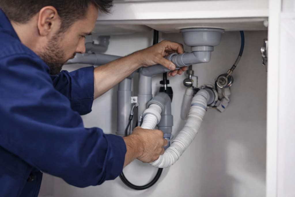 plombier sous évier